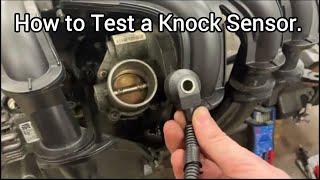 How to Test a Knock Sensor.