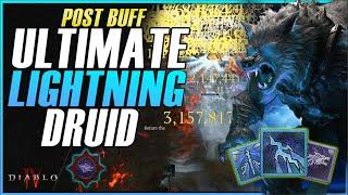 LVL 100 LIGHTNING STORM DRUID IS WILD  Aspects Skills Paragon GUIDE  DIABLO 4