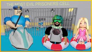 OSURUKLU POLİS HAPİSHANESİ SULAR ALTINDA KALDI  ROBLOX WATER BARRYS PRISON  HAN KANAL KÜBRA NİSA