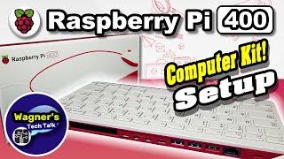 Raspberry Pi 400 Setup Computer + keyboard all-in-one Kit