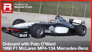 RACER Pato OWard 1998 McLaren MP4-13A World Champion at Monterey