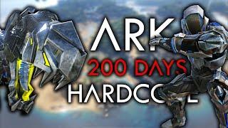 I Survived 200 Days In Hardcore ARK Survival Evolved... Heres What Happened