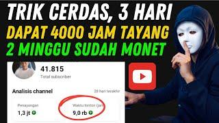 Tanpa Edit Video 3 Hari Dapat 4000 Jam Tayang 2 Minggu Monet