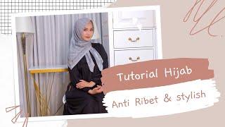 Tampil Cantik dengan Gaya yang Simpel   Tutorial Hijab Segiempat  Alya Monochrome 