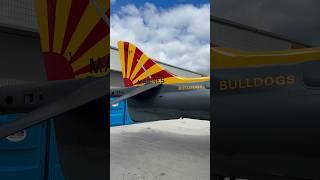 US Marines VMA-223 “Bulldogs” special painted AV-8B Harrier on static display at MCAS Cherry Point