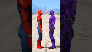 GTA V  SPIDER-MAN VS BLACK PANTHER MATCH WHO IS RICHER ? S03  #shorts #gta5