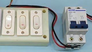 How to double pole MCB connection  how to install circuit breaker