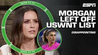 Ali Krieger on Alex Morgan being left off USWNT Olympic roster Its disappointing  ESPN FC