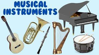 Musical Instruments Names and Sounds for Kids to Learn