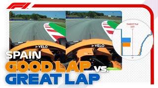 Good Lap Vs Great Lap With McLaren  2022 Spanish Grand Prix  Workday