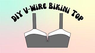 How to Sew a V-Wire Bikini Top  Chloe Top  Edgewater Avenue