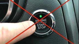 What happens if you push the button WHILE driving ?  Dont try this in your own car 