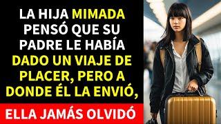 LA HIJA MIMADA PENSÓ QUE SU PADRE LE HABÍA DADO UN VIAJE DE PLACER PERO A DONDE ÉL LA ENVIÓ ELLA..