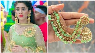 Shivangi dress same colour as Jhumka Earrings #like #shivangijoshi @Queen_Mama792