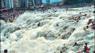 Top 35 minutes of natural disasters caught on camera. Most hurricane in history. Korea