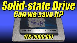 Faulty Crucial Solid-state Drive SSD 1TB 1000GB - Can we FIX it ?