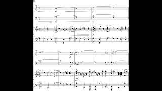 Graham Lynch - Trio Cocteau for Violin Cello and Piano 2013 Score-Video