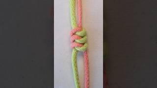  How to Make Macrame Snake Knot fast and easy  #knots #shorts #macrame #macrameknots