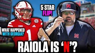 DYLAN RAIOLA IS GOING TO BE NEBRASKAS NEXT QUARTERBACK