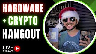 Crypto and Hardware Hangout + 22TB Hard Drive ZimaBoard + ??? Giveaway 