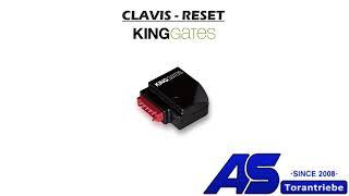 CLAVIS Reset - Werksteinstellung   AS-Torantriebe