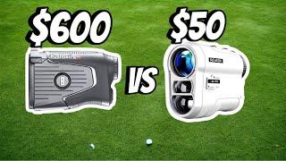 $600 Bushnell Pro X3 vs $50 Amazon Golf Rangefinder On-course review at Cream Ridge Golf Course