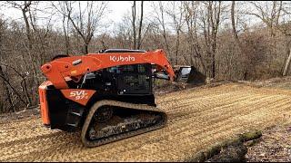 WOW New Kubota SVL97-2  First Time Moving Dirt. Im thoroughly impressed