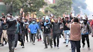 GEN Z SHOCKS PRESIDENT RUTO AS THEY STORM CBD AFTER LYING TO POLICE THEY WERE GOING TO JKIA