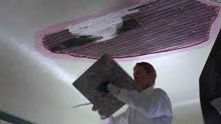 Repair a plaster ceiling