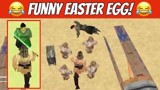 Funny Easter Egg   Star Wars The Phantom Menace Game  Playstation