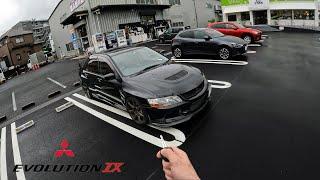 POV Mitsubishi Evolution IX GSR  Tuned 400HP EVO Relaxed drive  Pure Drive Vibes