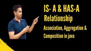 IS-A & HAS-A Relationship Association Aggregation and Composition in java