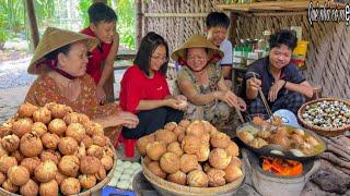 Bánh Bao Chiên Nhân Thịt Trứng Cút Nấm Mèo  Hương Vị Bánh Quê  Fried dumplings