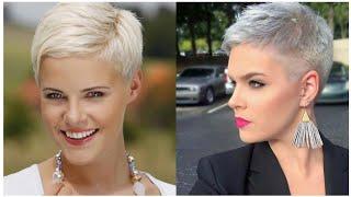 Elegant Hairstyles for Women Over 40+ 50+ 60+  latest pixie cutting ideas