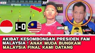  SOMBONG DULU AKHIRNYA HANCUR ‼️Hasil Akhir Indonesia Bantai Malaysia - Final AFF u 19 kami datang