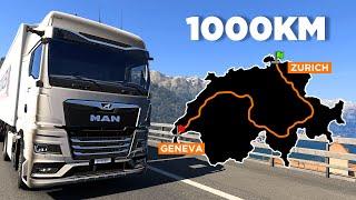 ETS2 Longest Delivery in Switzerland Rework - Zurich to Geneva  Euro Truck Simulator 2