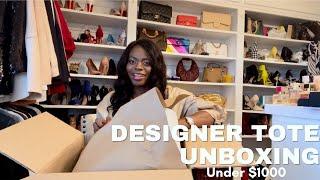 DESIGNER TOTE UNBOXING & 1ST IMPRESSIONS UNDER $1000 BAG LUXURY TOTES MARNI HELLO YVONNE