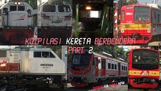 Kompilasi Kereta Berbendera edisi Spesial Kemerdekaan RI ke-75  PART 2 BONUS TEST RUN KFW SF8