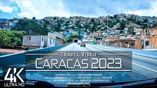 【4K 60fps】 1 ½ HOUR RELAXATION FILM  «Driving in Caracas Capital of Venezuela» Ultra HD  UHD