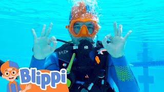 Scuba Blippi - Full Episode  Blippi Educational Videos for Kids