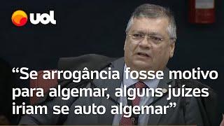 Flávio Dino alfineta juízes Se arrogância fosse motivo para algemar muitos iriam se auto algemar