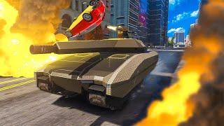 Best Destructive Tanks Annoying Cops in GTA 5