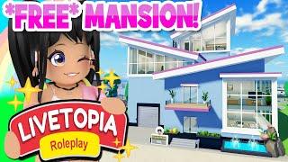 NEW *FREE MANSION* SECRET in LIVETOPIA Roleplay roblox