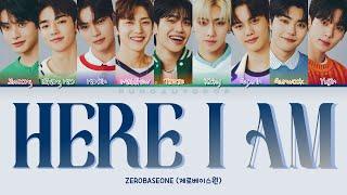 OT9 ZEROBASEONE 제로베이스원 - Here I Am 난 빛나 LIVE VER. Lyrics ColorCodedENGKANROM가사