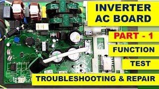 335 DC Inverter AC Outdoor Unit Circuit Board Course Repair  Function  Troubleshooting - Part 1