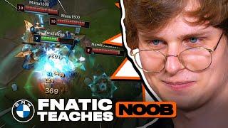 UPSET coaches NOOB KaiSa ADC  BMW Fnatic Teaches Noob 2021