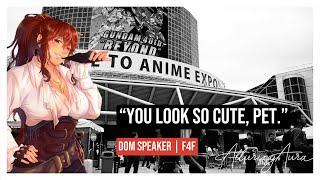 F4F Meeting a VA at an Anime Convention Dom Speaker British Accent