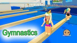 Gymnastics + Rollerskating  Lets Play Roblox Fun Video Games