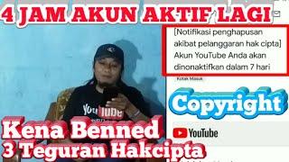 CARA MENGEMBALIKAN AKUN CHANNEL YOUTUBE YANG KENA SUSPEND