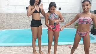 desafio agua  cobra cega#snake #pool challenge #piscina